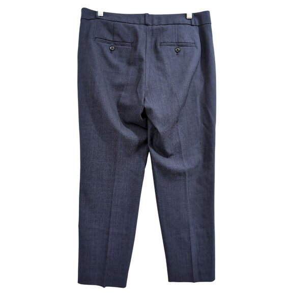 Banana Republic Avary Straight Pant Womens 8 Blue Chic Tailored Career Capsule - Picture 2 of 11